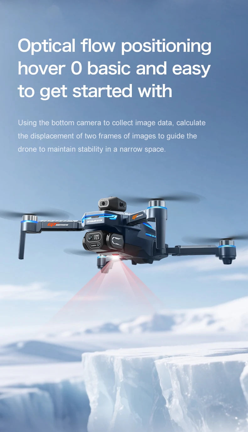 GT8 Drohne – 4K/8K Kamera, GPS, Brushless, Hinderniserkennung, 20 Min.
