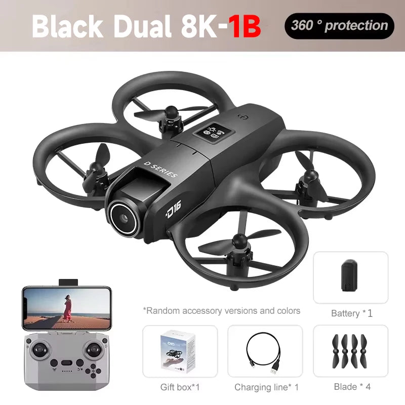 Lenovo D16 Drohne 8K GPS – Brushless Motor, Hinderniserkennung, Dual-Kamera & Optischer Fluss