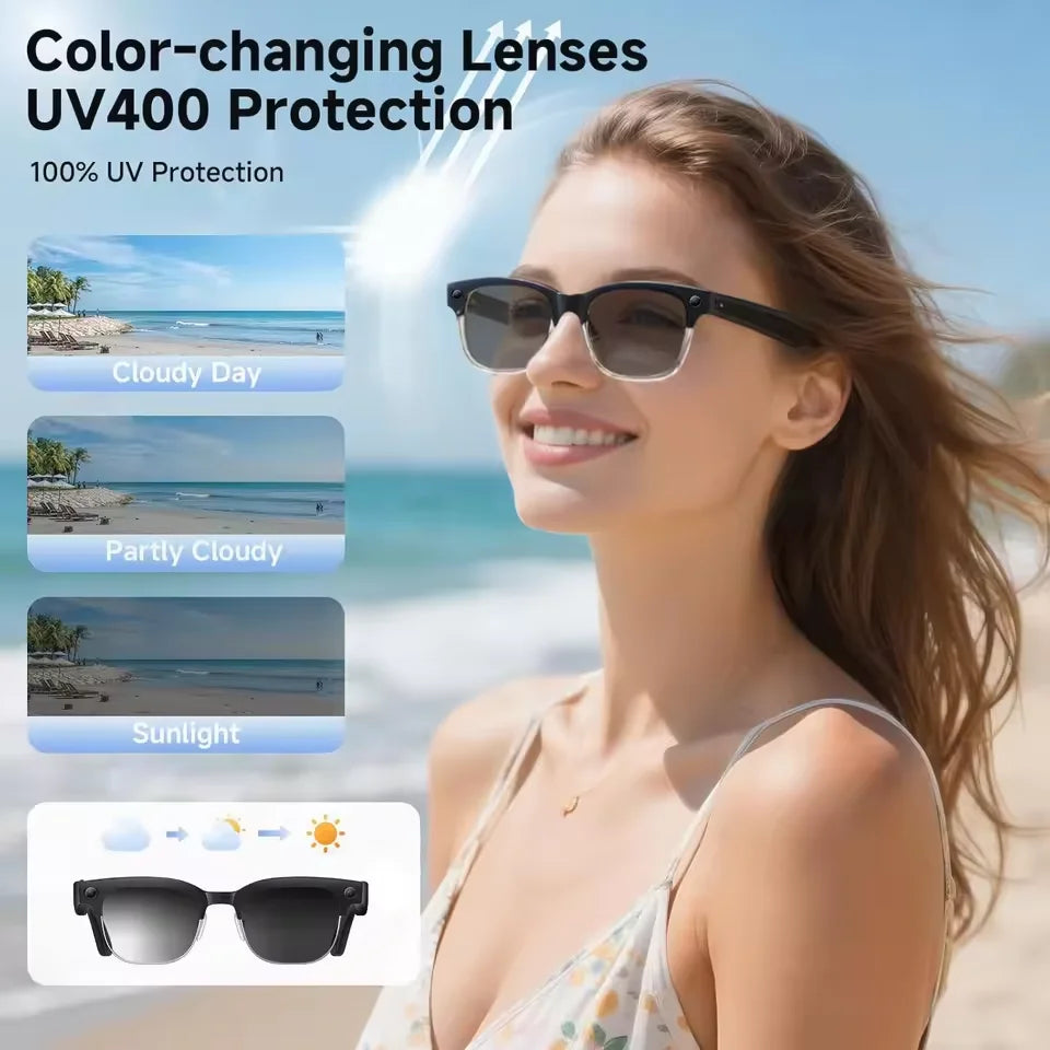 TAVYU W630 KI Smart Brille – Dual-Kamera, ChatGPT 4.0 & Bluetooth