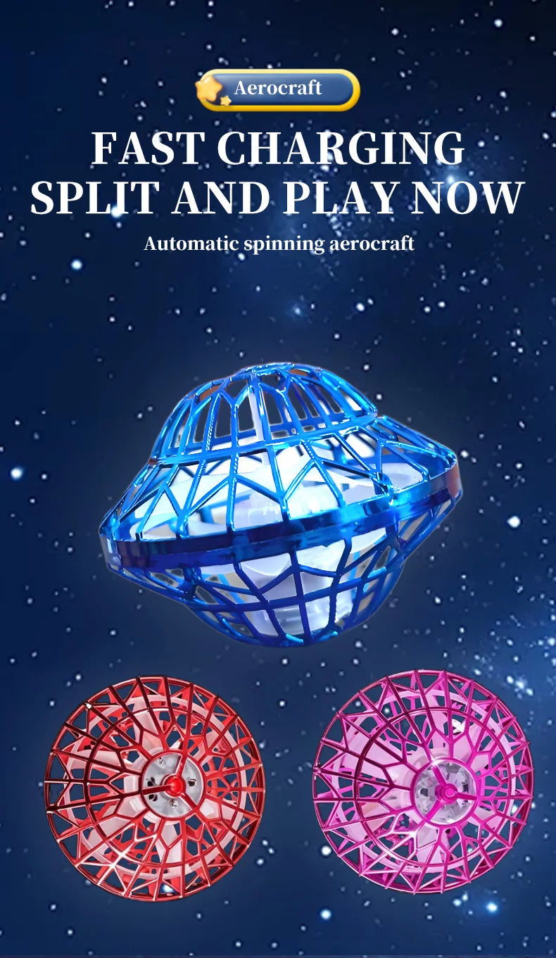 UFO-Sensor-Flugball mit leuchtendem Schwebeeffekt – Produktbild 10