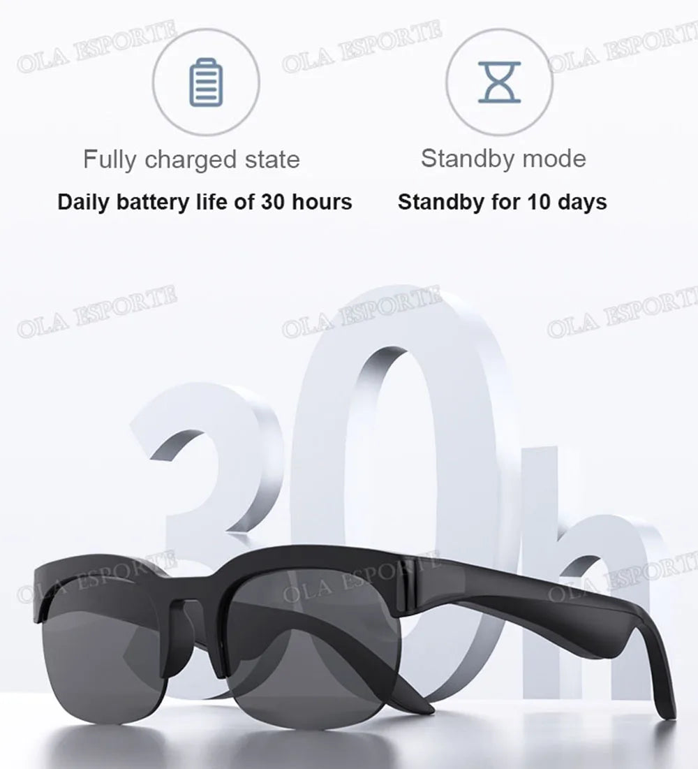 Smart Audio Brille – Bluetooth 5.3, Übersetzung in 144 Sprachen & 6h Akku