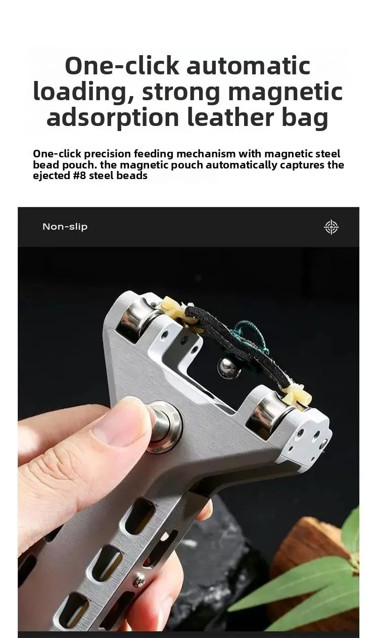 Profi-Steinschleuder mit Automatik-Magazin – Halb Metall, Halb Kunststoff – Produktbild 12