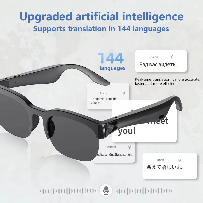 Bluetooth-Smart-Brille für Musik und Anrufe – Produktbild 3