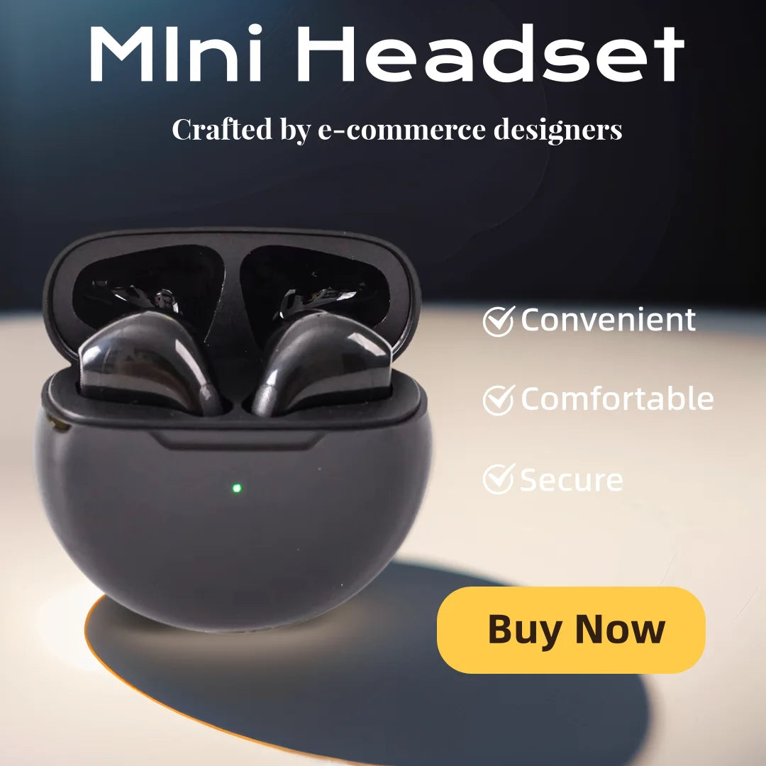 TWS Bluetooth Kopfhörer – Noise Cancelling Earbuds mit Mikrofon