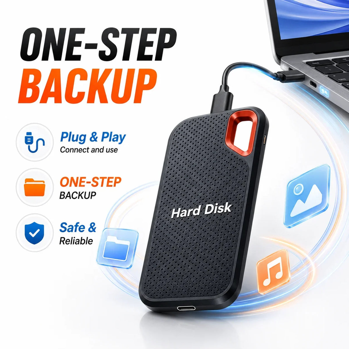Portable SSD Festplatte – USB 3.1 Type-C, bis zu 2TB, für Laptop, Mac & Smartphone – Bild 12