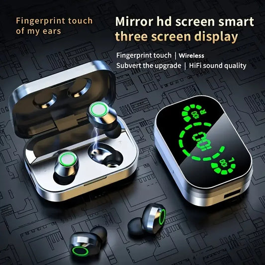 GREATWALL TWS Bluetooth Kopfhörer – In-Ear mit Noise Cancelling, HD Stereo & Touch-Steuerung