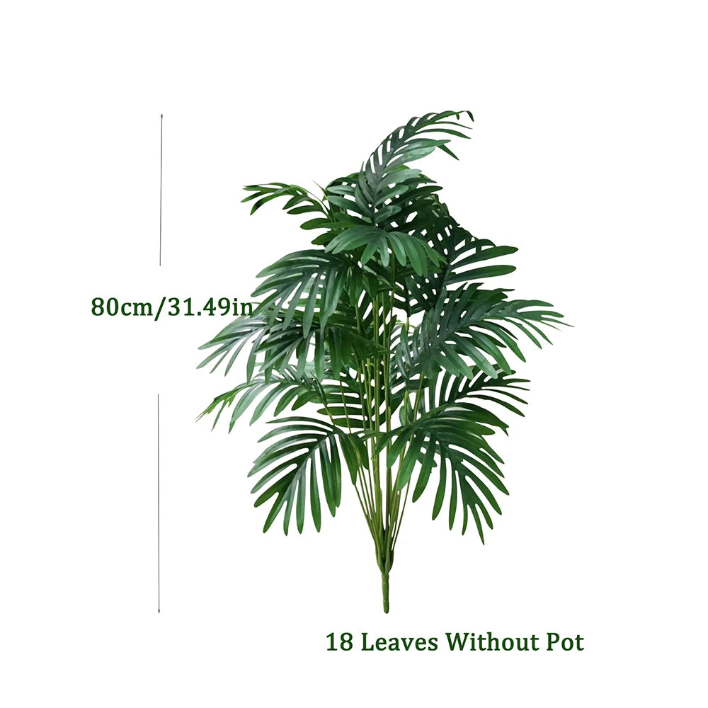 Künstliche Palme 60–80 cm – Monstera & Kokospalme für Heim & Garten