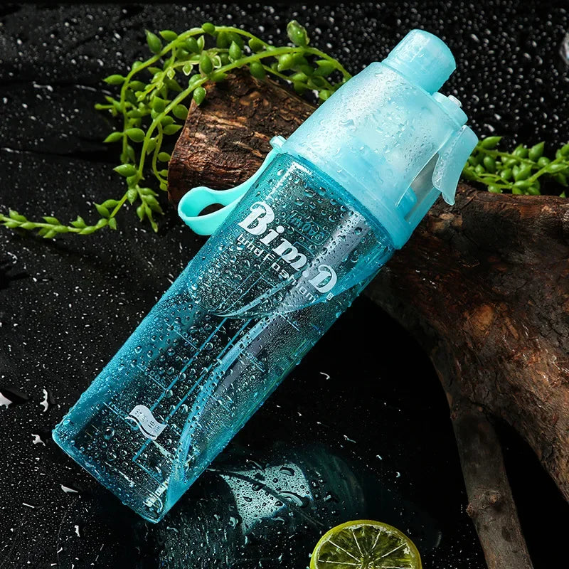 Sprühwasserflasche mit Strohhalm 600ml – BPA-frei, für Sport, Fitness & Reisen – Bild 5