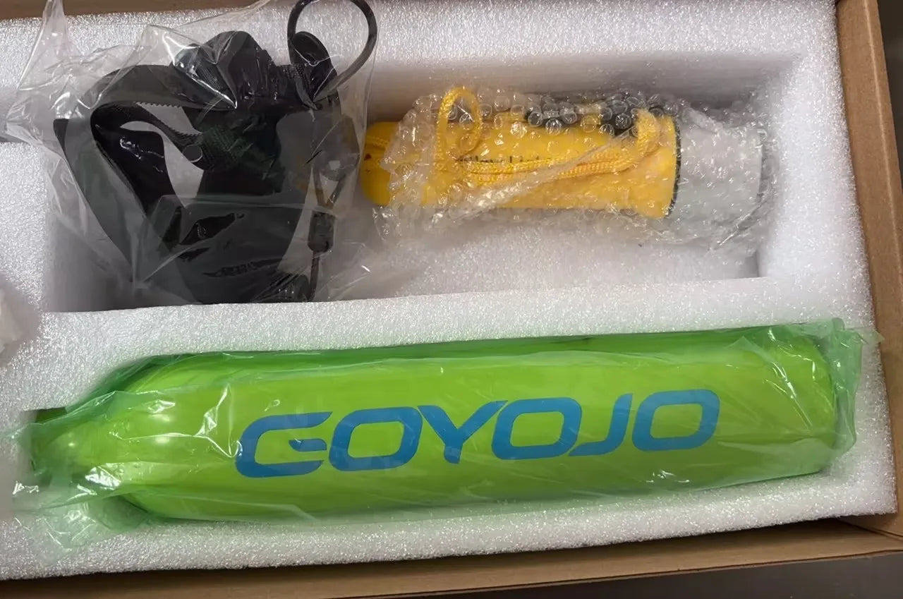 Mini Scuba Tank 0,5L – Tragbare Sauerstoffflasche für Tauchen & Schnorcheln (5-10 Min)