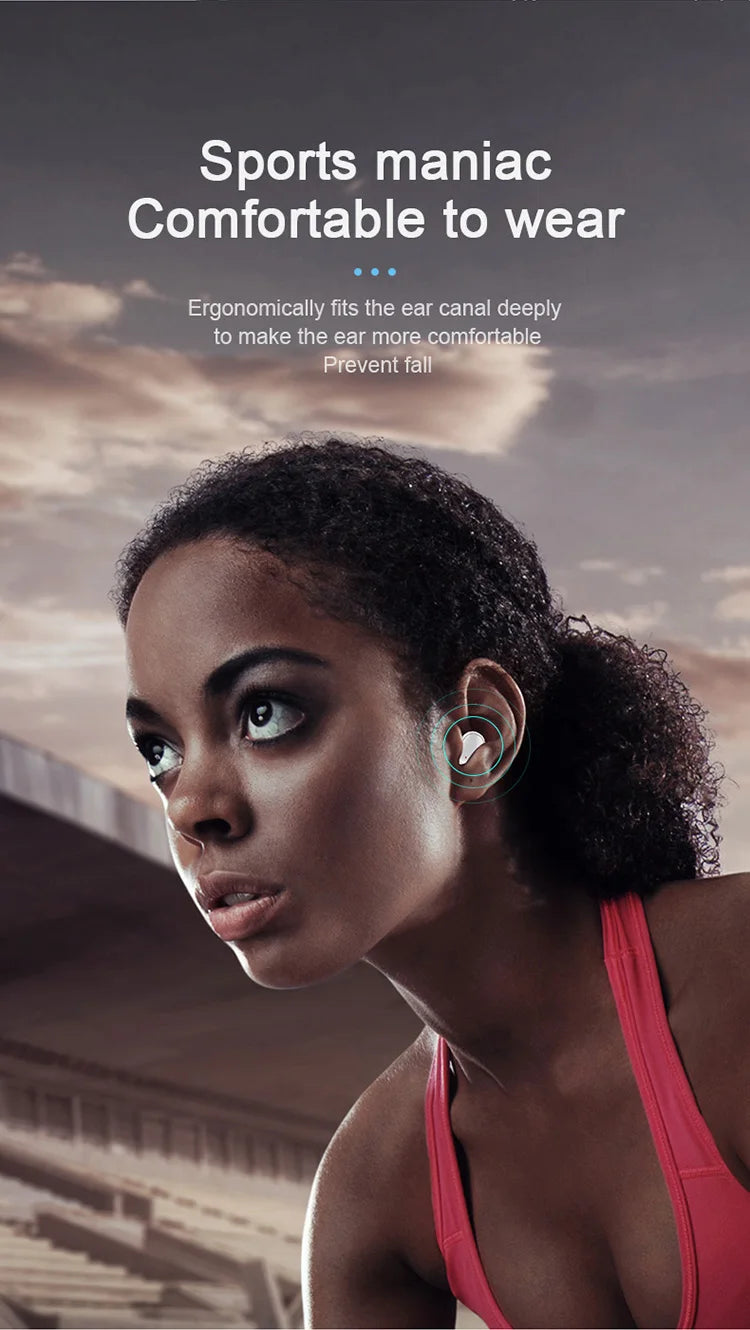 TWS Bluetooth Kopfhörer – Kabellose Stereo Earbuds mit Ladecase