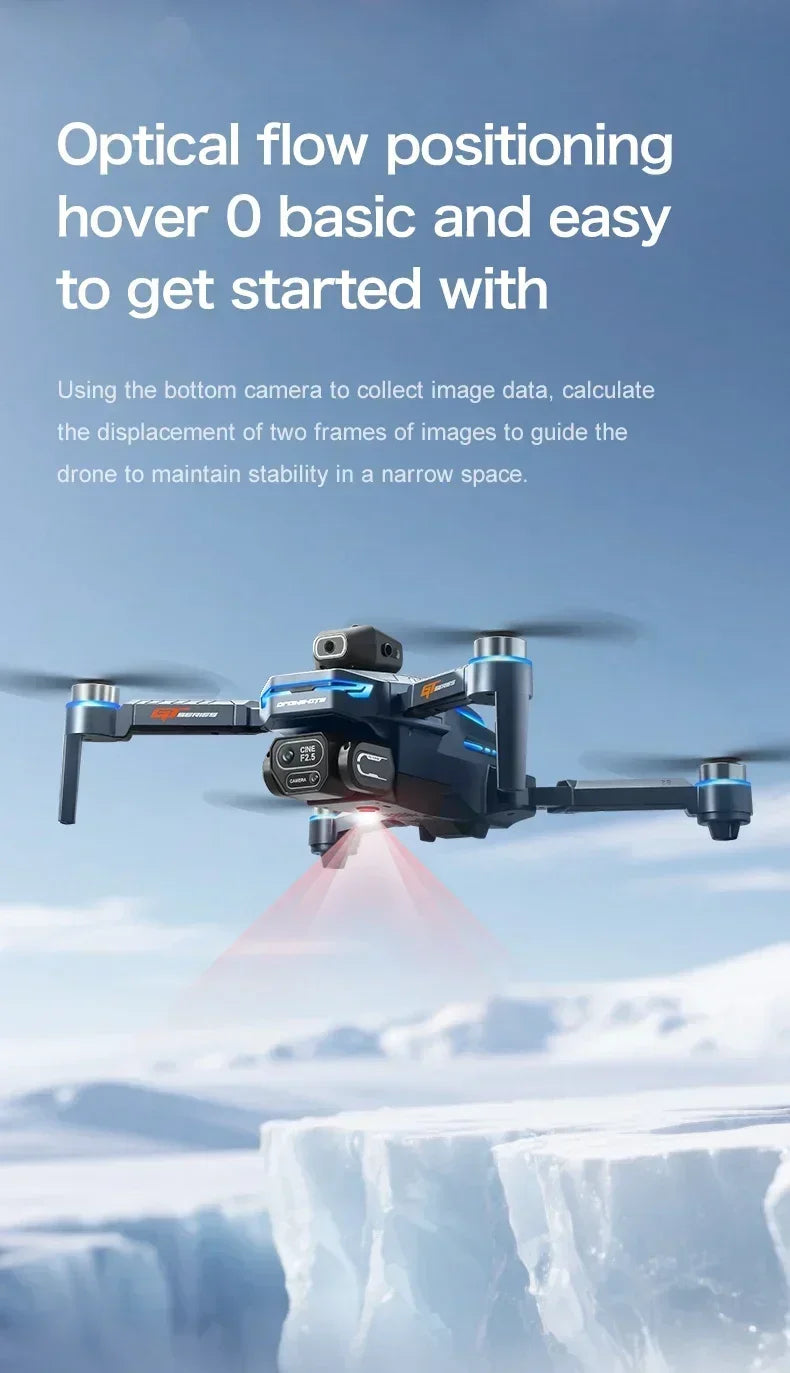 ELIGIPORT GT8 Kamera-Drohne – 4K HD, GPS, Brushless, Faltbar