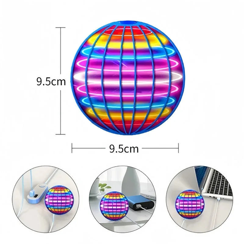 Automatischer LED-UFO-Flugball mit Schwebeeffekt – Produktbild 9
