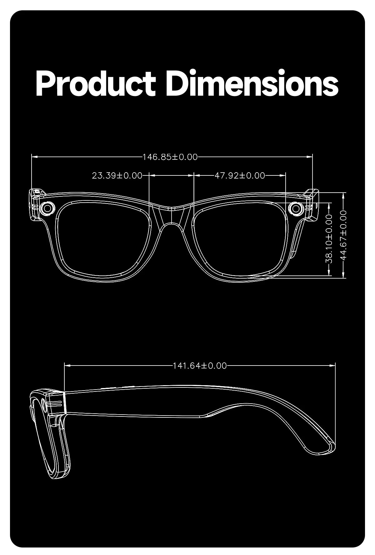 KI Smart Brille 2026 – 4K Kamera, Bluetooth Anruf & KI-Sprachassistent