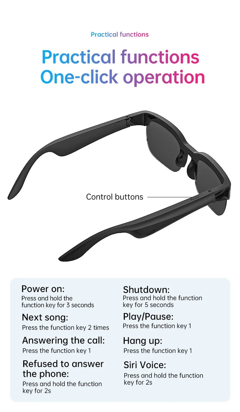Lenovo XG89 Bluetooth-Smart-Brille für Musik und Anrufe – Produktbild 16