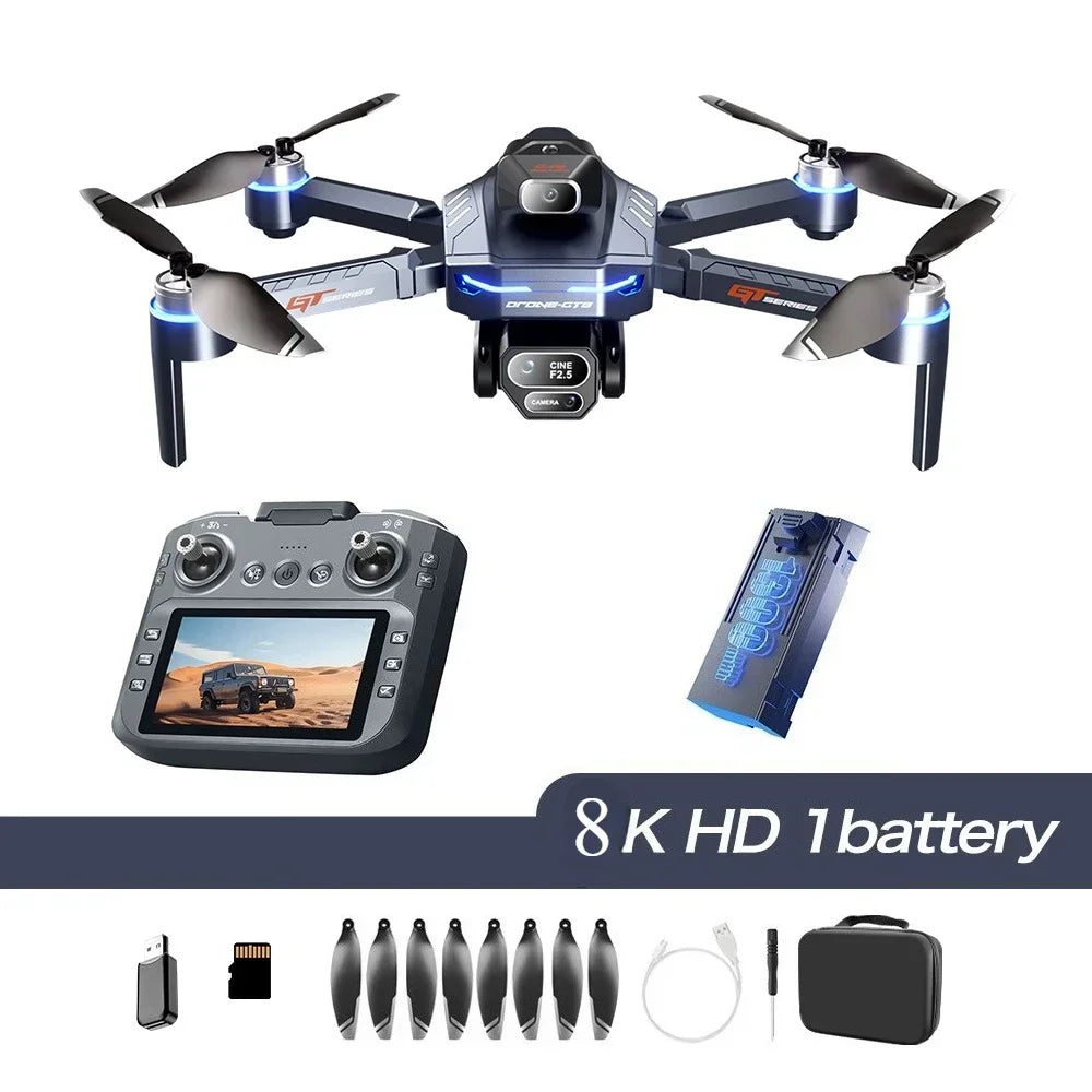 ELIGIPORT GT8 Kamera-Drohne – 4K HD, GPS, Brushless, Faltbar