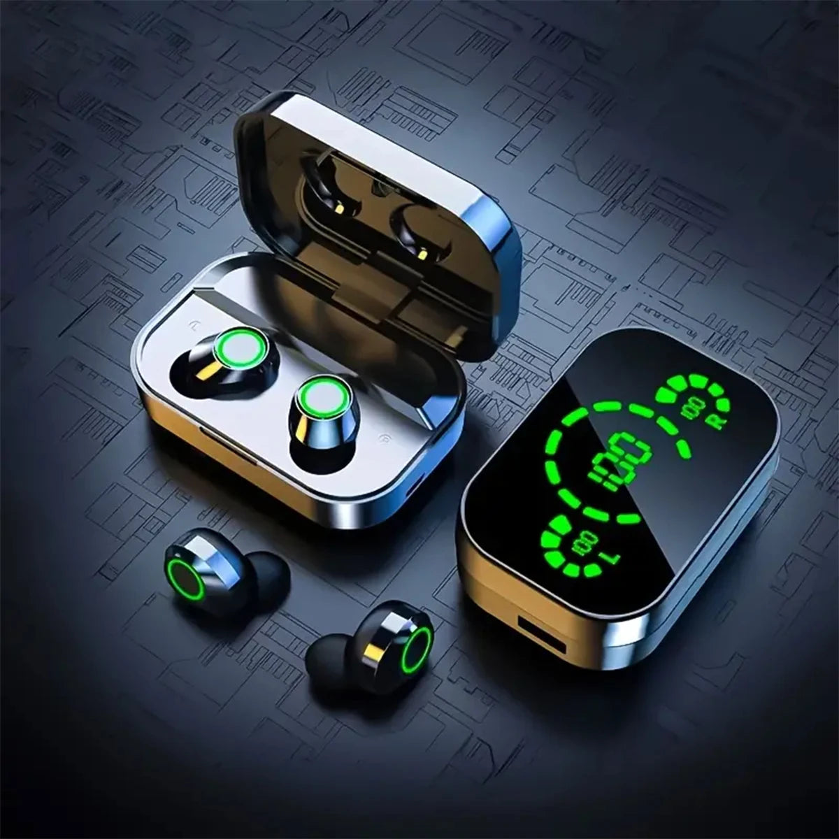 GREATWALL TWS Bluetooth Kopfhörer – In-Ear mit Noise Cancelling, HD Stereo & Touch-Steuerung