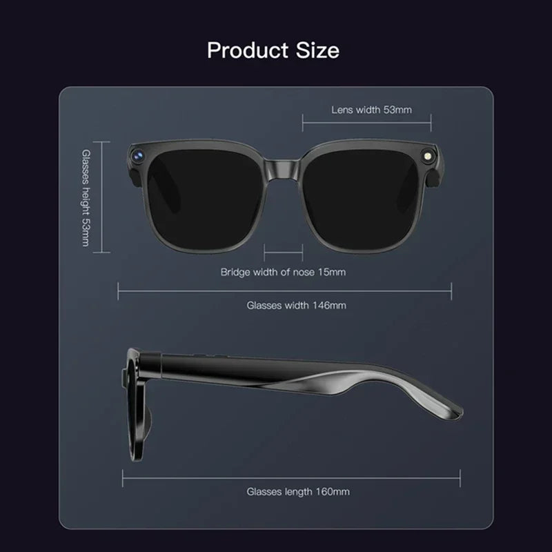 Lenovo AI Smart Glasses 2026 – 8K Kamera, Übersetzung, Musik & Bluetooth