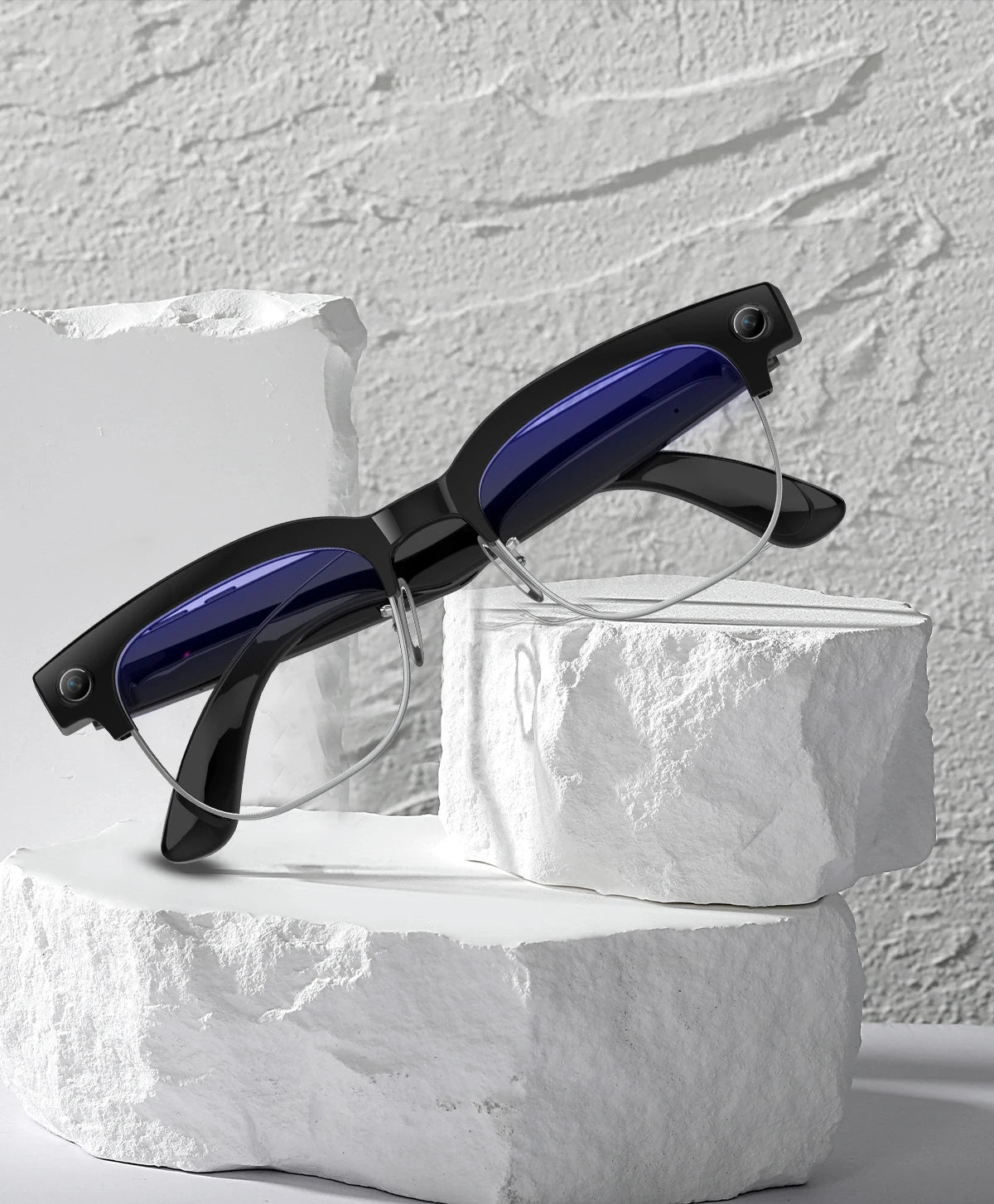KI Smart Brille 2026 – Kamera, HD Video, Wasserdicht & KI-Übersetzung