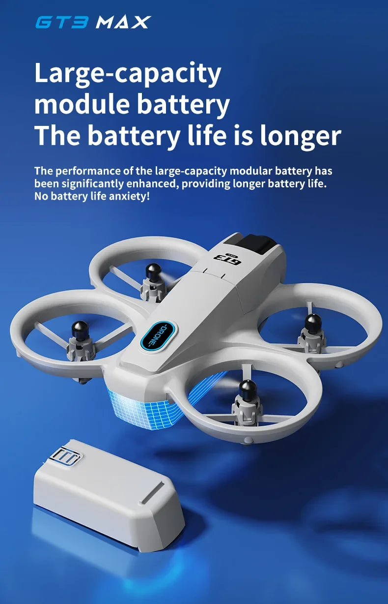 GT3 MAX Mini-Drohne 8K HD – 4,3" Display, Kopfloser Modus, 360° Flip & Kinder-Quadcopter