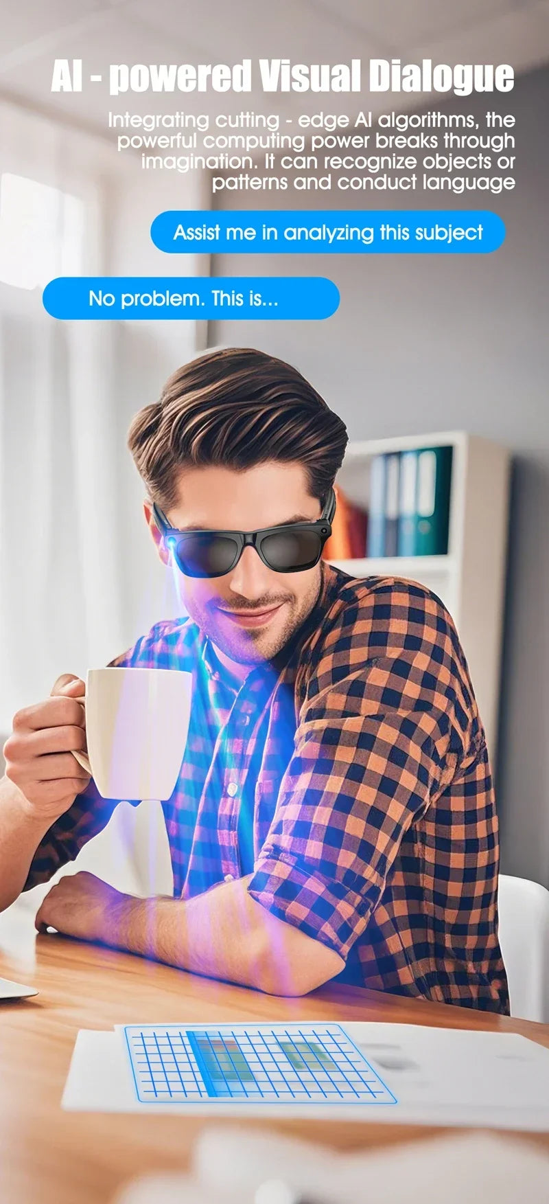 6K HD KI Sport-Brille 2025 – Mini-Kamera, Bluetooth, Sprachassistent & Wearable Camera