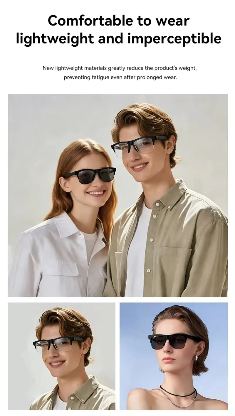 Lenovo D12 Bluetooth-Smart-Brille mit Sprachassistent – Produktbild 2
