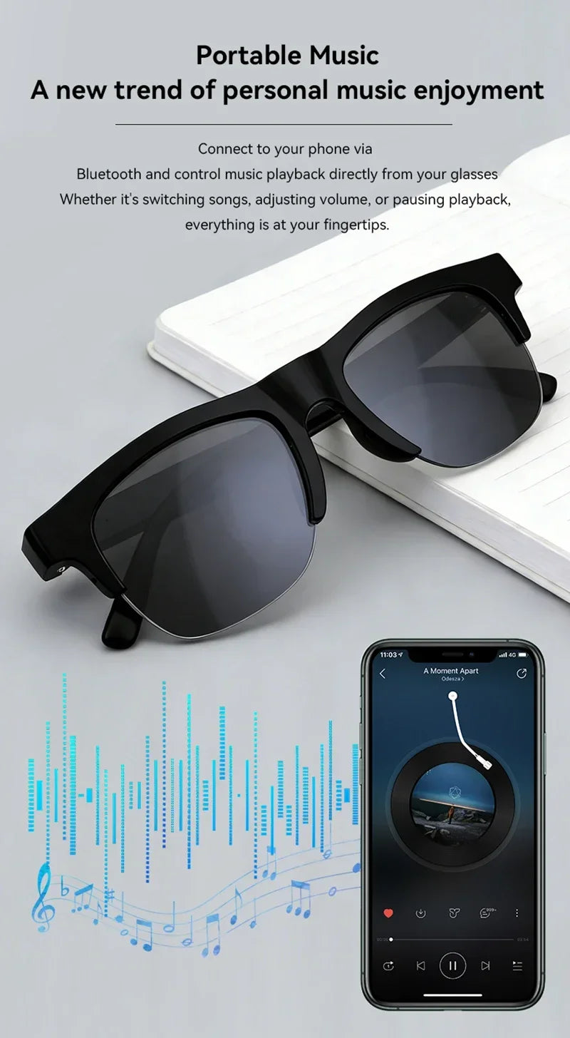 Lenovo D12 Bluetooth-Smart-Brille mit Touch-Steuerung – Produktbild 10
