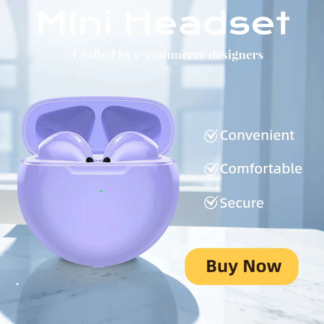 TWS Bluetooth Kopfhörer – Noise Cancelling Earbuds mit Mikrofon
