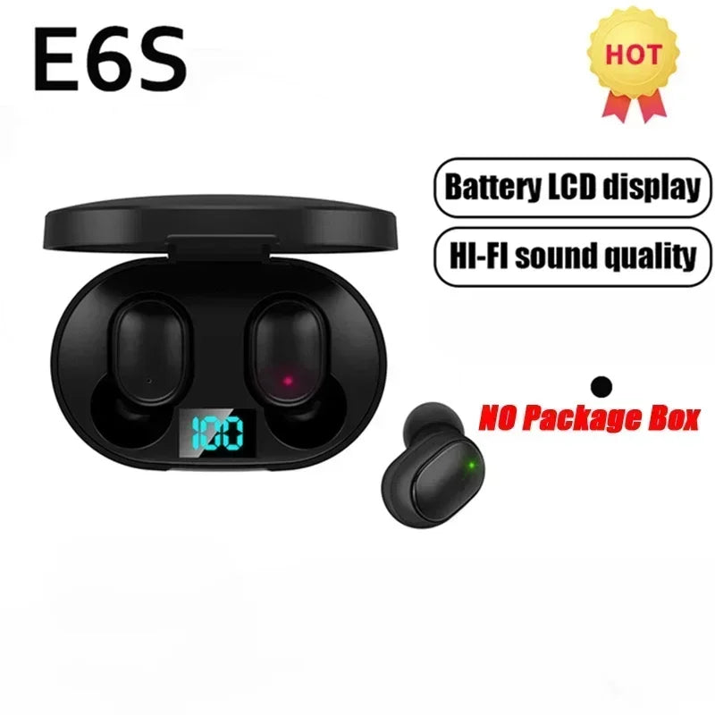 E6S TWS Bluetooth Earbuds – Noise Cancelling Kopfhörer mit Mikrofon