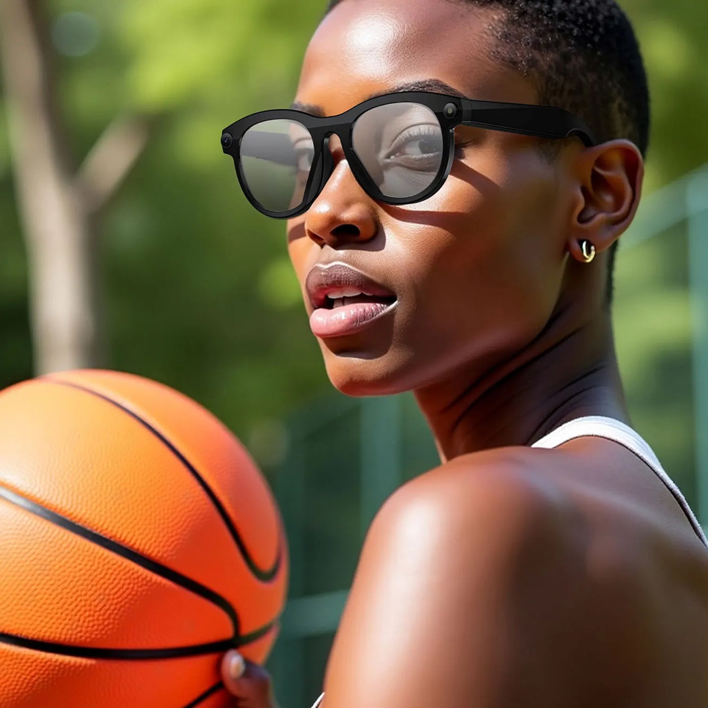 KI Smart Brille 2025 – 800W Kamera, Foto & Video, Übersetzung, Musik & BT Anruf