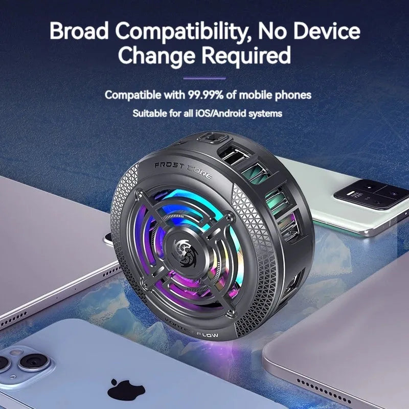 2IN1 Magnetischer Handy-Kühler – RGB Clip-Kühlung für iPhone & Samsung – Bild 5