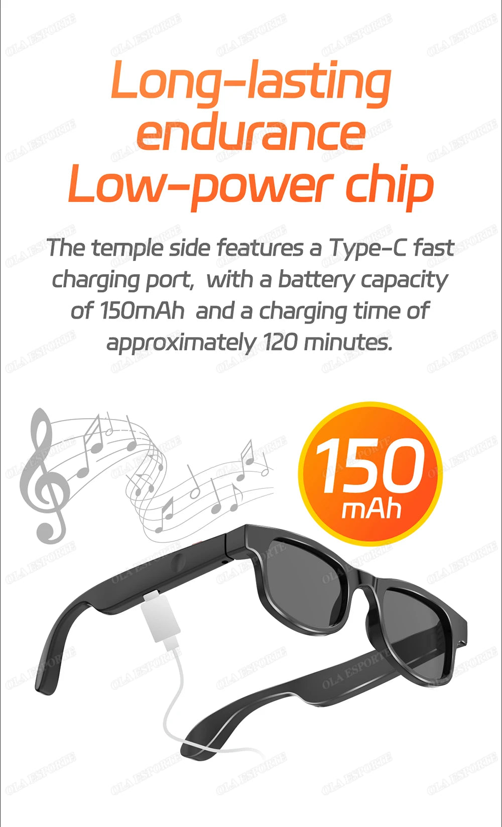Anti-Blaulicht Smart Glasses – Bluetooth 5.4, Musik & Sprachassistent