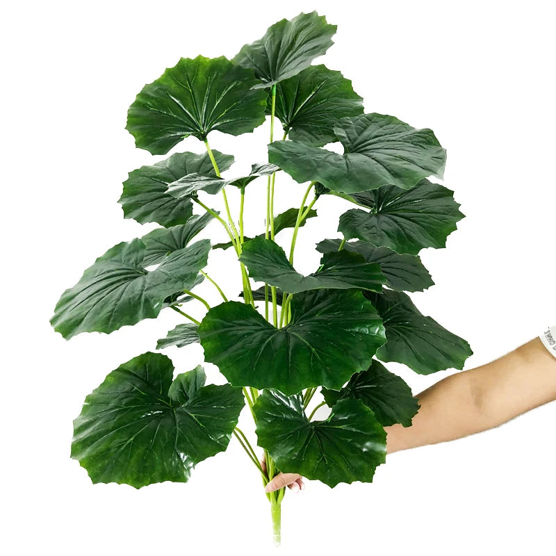 Kunstpflanze Monstera Schildblatt – Realistische Kunstblätter für Innen & Außen, Heimdeko