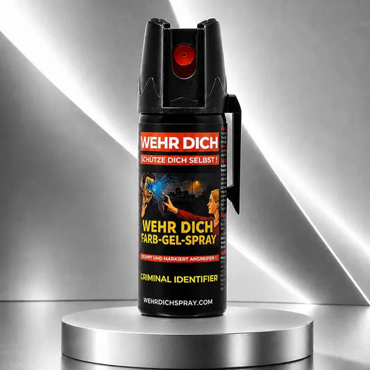 Das Neutrale Original WEHRDICHSPRAY (Schlumpf-Spray) – Das legale Kennzeichnungs- und Abwehrspray