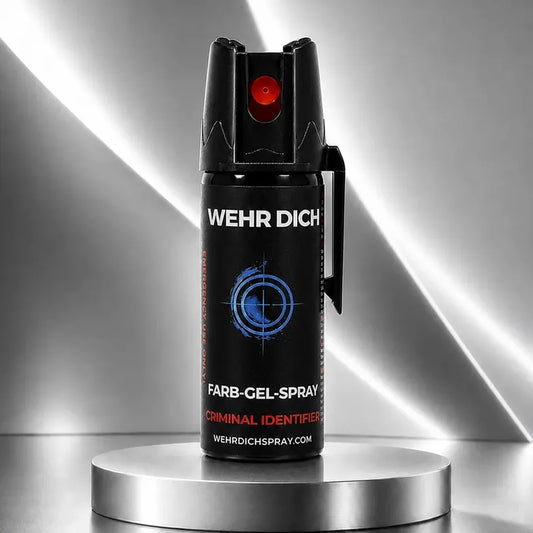 Fadenkreuz - Original WEHRDICHSPRAY (Schlumpf-Spray) – Das legale Kennzeichnungs- und Abwehrspray